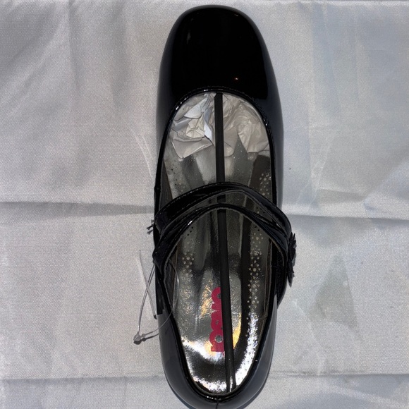 Kids' Square Toe Mary Jane Pump Shoes 3 NWT - Picture 4 of 14